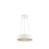 Suspension ALBA 40W LED Blanc Or Champagne NOVA LUCE 9345655