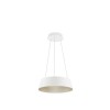 Suspension ALBA 40W LED Blanc Or Champagne NOVA LUCE 9345655