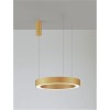 Suspension MORBIDO 50W LED Laiton Doré NOVA LUCE 9345640