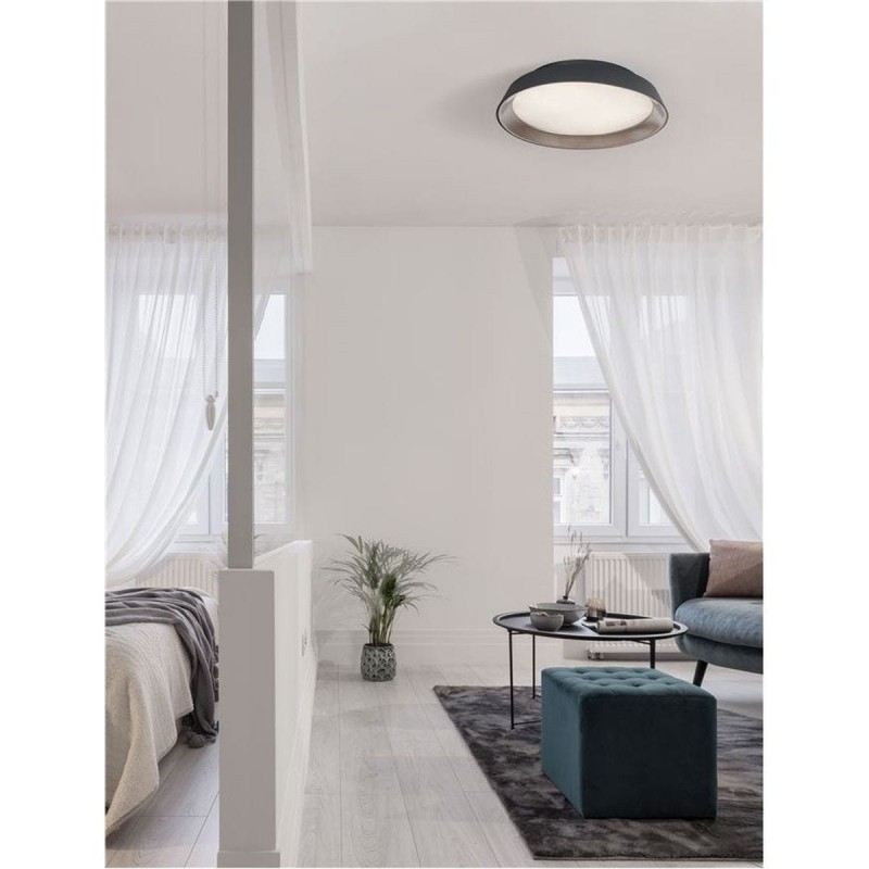 Plafonnier VELA 30W LED Noir Café NOVA LUCE 9081270