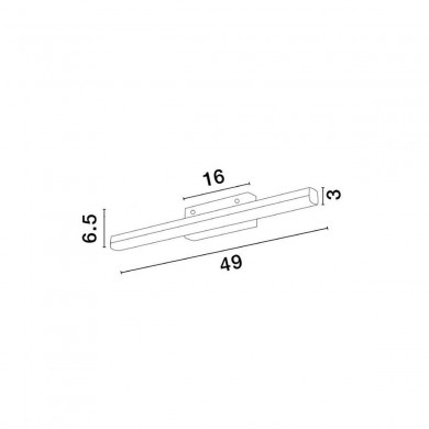 Applique murale WILLOW 12W LED Noir NOVA LUCE 787013