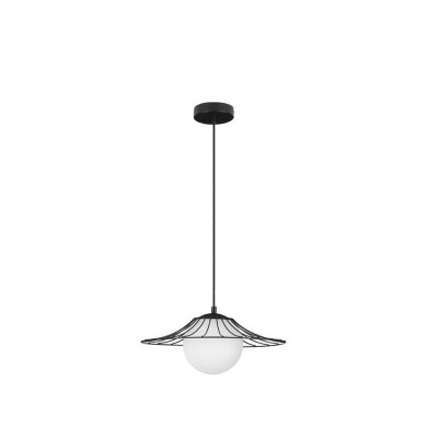 Suspension FLY 1x12W E27 Noir NOVA LUCE 9620126