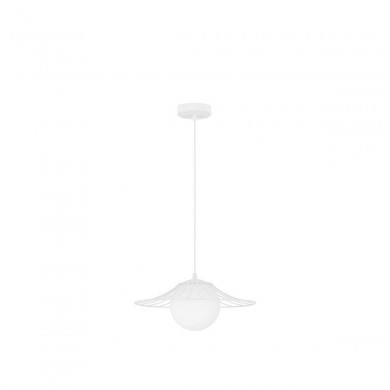 Suspension FLY 1x12W E27 Blanc NOVA LUCE 9620127