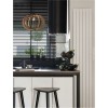 Suspension OTTOLINE 1x12W E27 Noir Marron NOVA LUCE 9620124