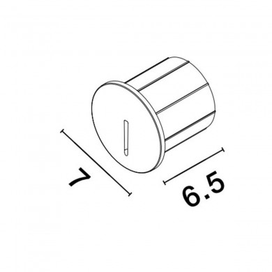 Applique extérieure CIRCE 3W LED Blanc H6,5 NOVA LUCE 9136186