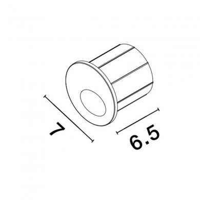 Applique extérieure CIRCE 3W LED Blanc H5,5 NOVA LUCE 9136188