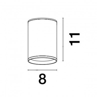 Applique extérieure DARA 9W LED Noir NOVA LUCE 9136178