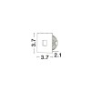 Applique extérieure PASSAGIO 1W LED Blanc 32,76LM NOVA LUCE 9045514