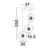 Suspension ATOS 19W LED Or NOVA LUCE 9695234