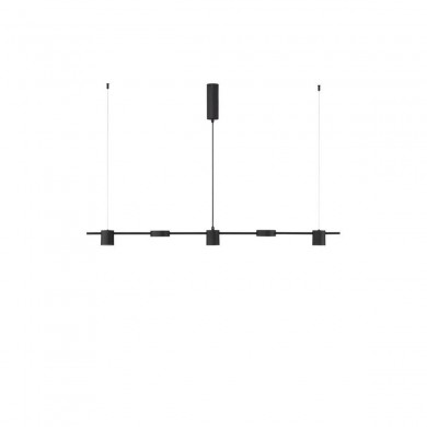 Suspension NORDIK 29W LED Noir NOVA LUCE 9080123