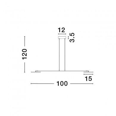 Suspension SCOPE 19,25W LED Noir NOVA LUCE 9695252