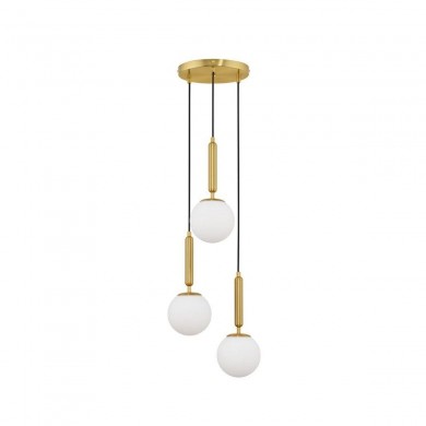 Suspension MONET 3x12W E27 Or NOVA LUCE 9080127