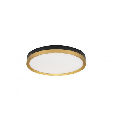 Plafonnier MR JOHN 31W LED Noir Or NOVA LUCE 9695236