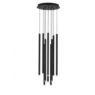 Suspension DANDIA 61W LED Noir NOVA LUCE 9540204