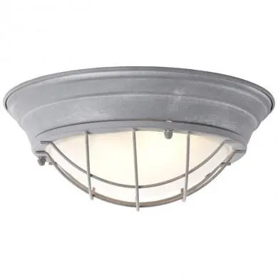 Applique Plafonnier TYPHOON 2x30W E27 Béton gris BRILLIANT 94492/70