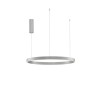 Suspension ELOWEN 77W LED Argent brossé NOVA LUCE 9345666