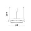 Suspension STING 40W LED Bronze NOVA LUCE 9558602