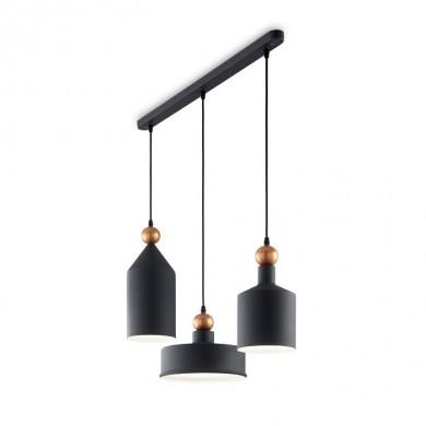 Suspension TRIADE Gris E27 3x42W IDEAL LUX 194677