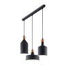 Suspension TRIADE Gris E27 3x42W IDEAL LUX 194677