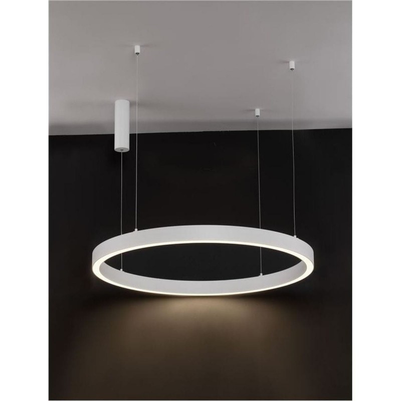 Suspension STING 60W LED Blanc Sable NOVA LUCE 9558606