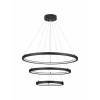 Suspension EMPATIA 108W LED Noir Sable NOVA LUCE 9172867