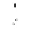 Suspension NUVOLE 16W LED Noir Sable NOVA LUCE 9061436