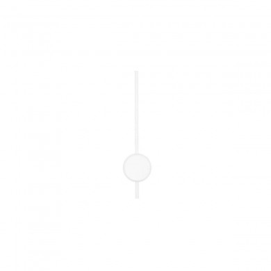 Applique murale CLOCK 18W LED Blanc Sable NOVA LUCE 9061426