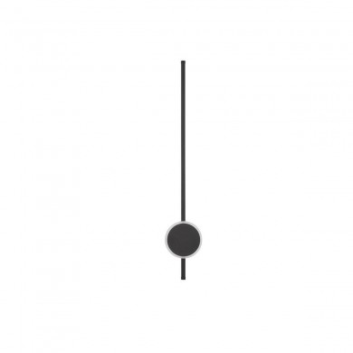 Applique murale CLOCK 22W LED Noir Sable NOVA LUCE 9061428