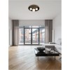 Plafonnier VELNA 52W LED Noir Sable NOVA LUCE 9061431