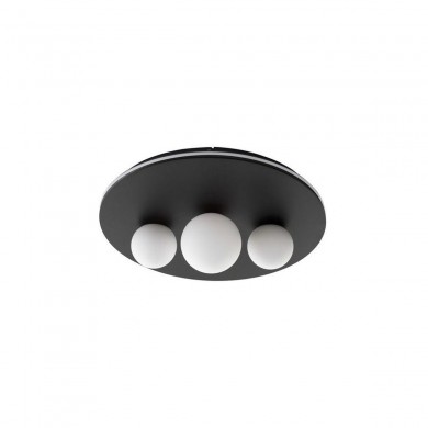 Plafonnier VELNA 52W LED Noir Sable NOVA LUCE 9061431