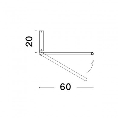 Suspension GARVE 30W LED Blanc Sable L60 NOVA LUCE 9085244