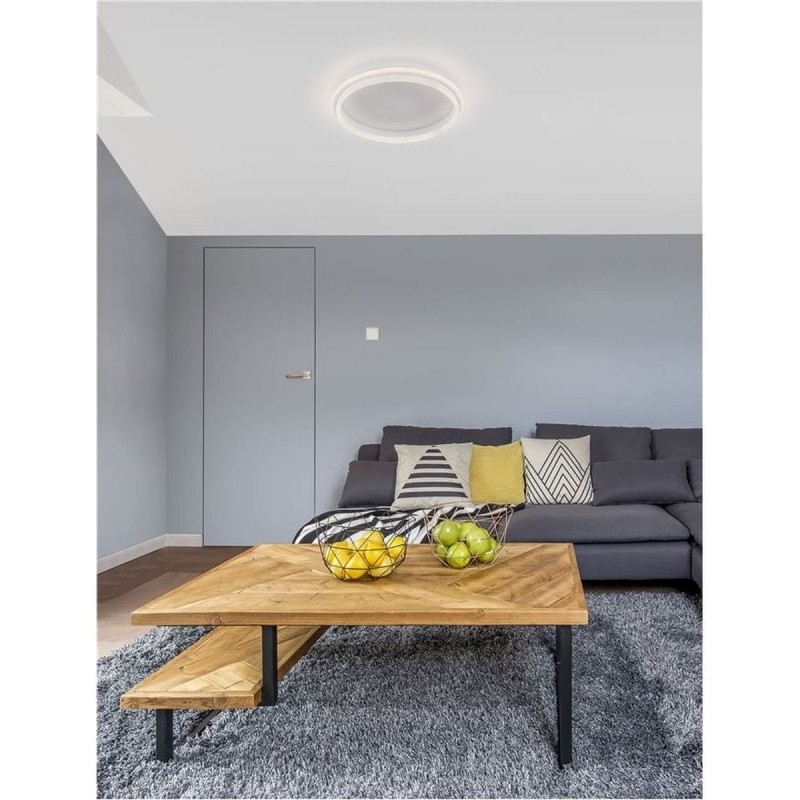 Plafonnier WILLOW 40W LED Blanc Sable H6 NL_9212913 9212913 Plafonnier WILLOW 40W LED Blanc Sable H6 NOVA LUCE 9212913