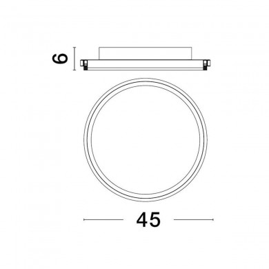 Plafonnier WILLOW 40W LED Blanc Sable H6 NOVA LUCE 9212913