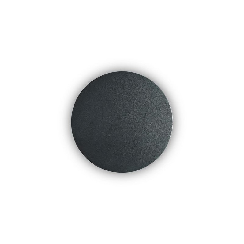 Applique Murale COVER Noir LED 9W Rond IDEAL LUX 195742