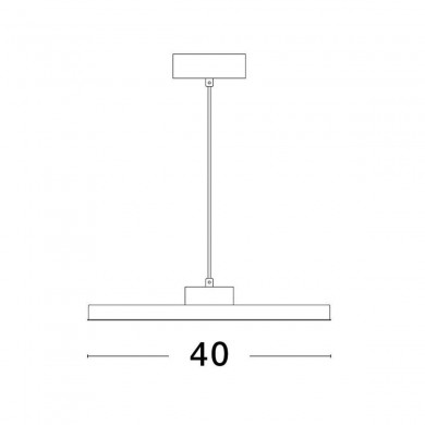 Suspension ANDROMEDA 30W LED Blanc Sable NOVA LUCE 9212910