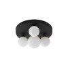 Plafonnier EDEM 4x5W G9 Noir Sable NOVA LUCE 9080128