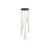 Suspension AMELIA 5x5W G9 Or Sable NOVA LUCE 9028835