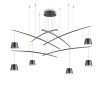 Suspension Araignée FISH Noir LED 37W IDEAL LUX 196992