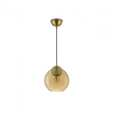 Suspension MIDORI 1x12W E27 Or Ambre NOVA LUCE 9009239