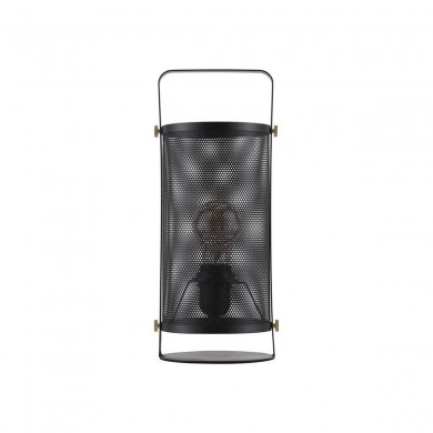 Lampe portable moderne IAN 1x12W E27 Noir mat NOVA LUCE 9620131