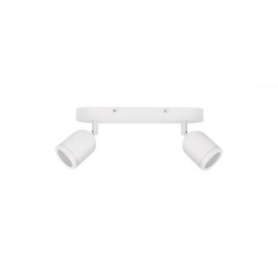 Plafonnier ORSON 2x10W GU10 Blanc Sable NOVA LUCE 9555816