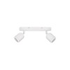 Plafonnier ORSON 2x10W GU10 Blanc Sable NOVA LUCE 9555816