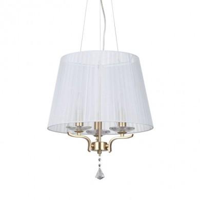 Lustre PEGASO Laiton satiné E14 3x40W IDEAL LUX 197715