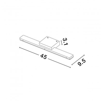 Applique murale NYX 12W LED Blanc NOVA LUCE 9136171