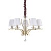 Lustre Design Italien PEGASO Laiton E14 5x40W IDEAL LUX 197722