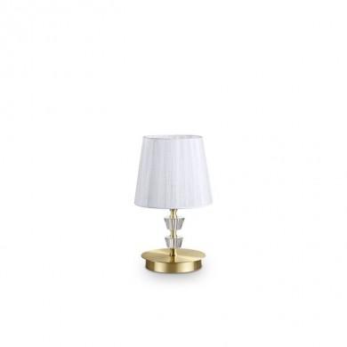 Lampe de table PEGASO Laiton satiné E14 1x40W IDEAL LUX 197753