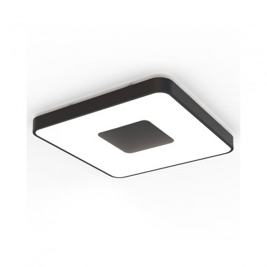 Plafonnier COIN SQUARE 100W LED Noir MANTRA 7917