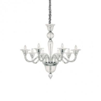 Lustre BRIGITTA Transparent E14 8x40W IDEAL LUX 199382