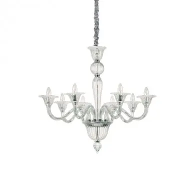 Lustre BRIGITTA Transparent E14 8x40W IDL_199382 199382 Lustre BRIGITTA Transparent E14 8x40W IDEAL LUX 199382