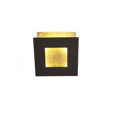 Applique murale DALIA 18W LED Noir Or MANTRA 8116